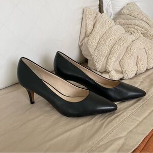 Cole Haan Black Leather Heels